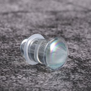 Evorte thủy tinh màu ấm cúng cơ bản Đồng hồ đo tai cáng chết cắm giãn nở xuyên cơ thể đồ trang sức không gây dị ứng kéo dài Kit - Product Image 3