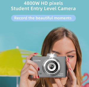 Cámara Digital HD de 2.4 Pulgadas, 48MP, 1080P, <span class=keywords><strong>Zoom</strong></span> 8X, para Estudiantes, Niños, Viajes, Fotografía Retro, Cámaras de Video CCD, Grabadora Portátil D72 B1 - Product Image 5