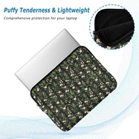 Housse pour ordinateur portable matelassée de 13 et 14 pouces, imprimé fleurs d'Hawaï, housse pour ordinateur portable, sac pour tablette