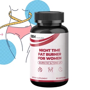 Cápsulas Quemagrasas Nocturnas para Mujer - Fórmula Termogénica y Estimulante del Metabolismo - Favorece el Sueño y la Pérdida de Peso - Product Image 1