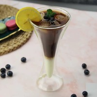 Verre à double paroi de haute qualité pour cocktails et jus