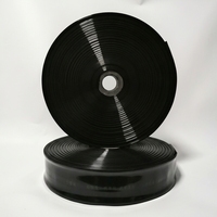 Tuyau d'arrosage plat en PE, grand diamètre 63mm 75mm 90mm 110mm, résistant aux UV, noir, flexible, pour irrigation agricole