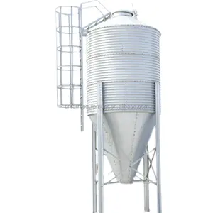 Gegalvaniseerd 275G Feed Silo Voor Automatische Voeden Gevogelte Swine Pig 3-33ton