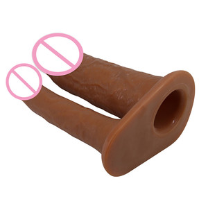 Juguete Sexual con <span class=keywords><strong>Doble</strong></span> Penetración, Dildo con Correa, Bragas con <span class=keywords><strong>Doble</strong></span> Dildo para Hombre y Mujer - Product Image 4