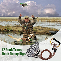 Texas Duck leurre plates-formes plomb poids sans enchevêtrement canard chasse grand or rembourré mousqueton sauvagine leurre plates-formes