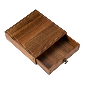 Solid Wood <b>Storage</b> <b>Box</b> Rectangular 25.9cm High Jewelry <b>Box</b> <b>Drawer</b> Organizer Walnut Wood General Packaging - Product Image 5