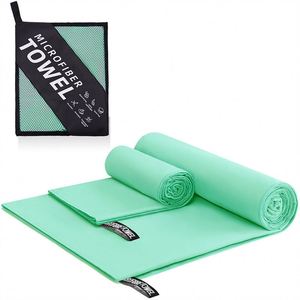 Double-Sided Woven Microfiber Cold Ice-Cooled Quick-Dry Embroidered Customised Portable Sports Towel Solid Pattern - Product Image 4