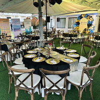 Chaises Chiavari en bois à dossier croisé, empilables, en résine imitation bois blanc, hêtre et chêne, pour bistrot, salle à manger, location et mariage, vente en gros