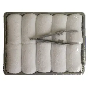 ultrafine fiber white square towels by manufacturers, one-time napkins for hotels restaurants clubs small towels for clean