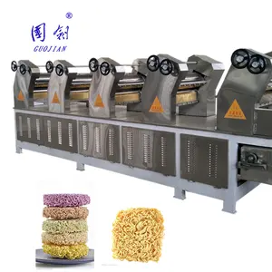 Harina de trigo de escala media automática, máquina china de Fideos Fritos, planta de fideos