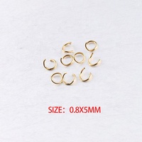 Anneaux brisés en acier inoxydable 0,8*4mm à 0,8*10mm pour la création de bijoux DIY, anneaux de jonction, 1 sac = 1000 pièces