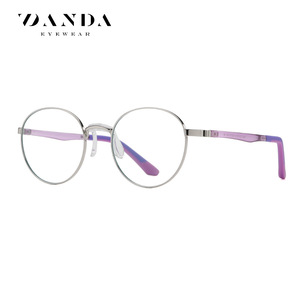 Danda Oval <b>Eyeglasses</b> <b>Frames</b> Full Rim Anti Blue Light Lightweight Unisex TJ842 - Product Image 5