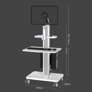 Carrello portatile <span class=keywords><strong>Mobile</strong></span> regolabile in altezza,