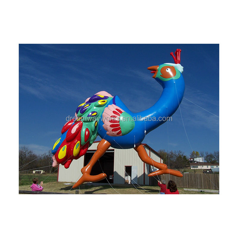 Inflatable Pool JOYIN Inflatable Peacock Pool Float, Fun Beach