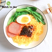 Certified Healthy Diet Meal Halal Instant Low Calorie Konjac Carrot Flavor Noodles in Bag