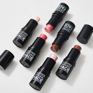 Maquillage pour le <span class=keywords><strong>visage</strong></span> Blanc Rose Blush Shimmer Stick Crème Blush Maquillage Blush Stick Private Label Crémeux Glow Cheek Rose Mignon Blush Stick - Product Image 3