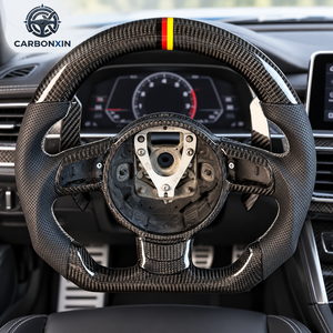 Volante Deportivo Personalizado en Forma de F1 de Cuero para Fibra de Carbono con Palancas de Cambio para Supra A90/A91 GR Mk5 G8, Listo para Usar - Product Image 3