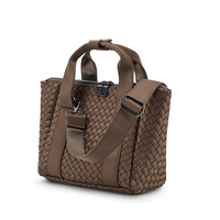 Sac fourre-tout de voyage en néoprène tissé à la main, mini sac à main personnalisé, sac de plage pour femme, vente en gros d'usine