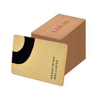 Carte d'hôtel en bois RFID écologique 13.56Mhz cartes clés en bambou RFID de proximité pour hôtel