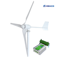 1kw 2kw 3kw 5kw 10kw alternateur d'éolienne générateur d'énergie éolienne sur les kits de système de réseau