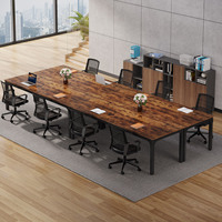 Table de salle de conférence de 13 pieds, 78,74 pouces de largeur x 27,56 pouces de profondeur, grandes tables de conférence de bureau, table de réunion de séminaire moderne pour salle de conseil