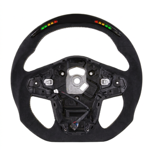 Volante Deportivo de Fibra de Carbono de 3 Radios, Diseño Deportivo de Alta Calidad, Semi-Perforado, en Cuero, para Supra, Estilo Racing - Product Image 1
