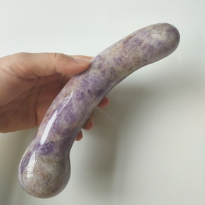 Baguette en cristal d'améthyste pour adulte, jouet sexuel, gode, messager, 1 pièce - Product Image 1