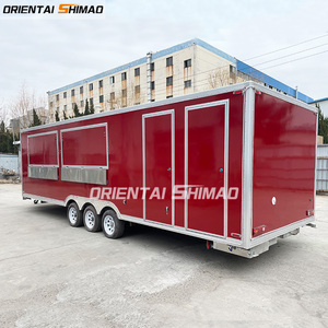 Camion de restauration de luxe, remorque alimentaire mobile, camionnette de cuisine de rue, remorque à glace avec toilettes à vendre SMS-8000 - Product Image 1