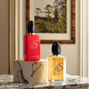 Perfume <span class=keywords><strong>para</strong></span> <span class=keywords><strong>Mujer</strong></span> Flower Story, 100 ml, Rojo, Amor Apasionado, Fragancia Floral Frutal, Ligera y Fresca, Aroma Duradero - Product Image 1