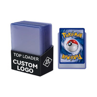 Emballage personnalisé de haute qualité, porte-cartes rigide en PVC 35PT/55PT/75PT/100PT/180PT, Toploader sans PVC, Toploader sans acide