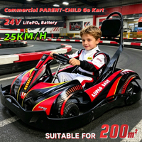 Karting Eléctrico de Seguridad para Niños KUPAO, para Parques Temáticos, Parques de Atracciones, Karting Comercial Infantil