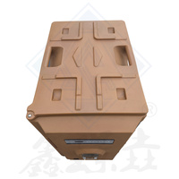 Conteneur isotherme pour aliments frais, boîte isotherme rotomoulée à chargement frontal, boîte chauffante à brancher
