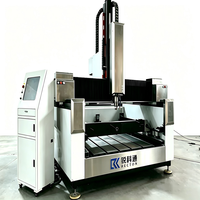 Máquina CNC Router Rotativa 3D de 4 Ejes con Control DSP y Software NC Studio para la Fabricación de Esculturas y Columnas de Piedra y Granito