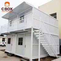 Cbox Maison Conteneur Modulaire Préfabriquée à Plusieurs Étages pour Dortoirs de Travailleurs de Bureau