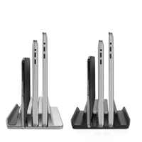 Multi 3 Steckplätze Vertikale Laptop-Notebook-Ständer halterung für Macbook Air Pro 13 15 Desktop für iPad-Oberfläche