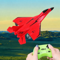 Avion télécommandé RC Glider 2.4G, portée 150 m, LED, mousse EPP, vol de nuit
