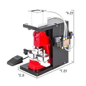 New Bán Tự Động Khí Nén Nút Nhà Sản Xuất/Của Nhãn Hiệu Ảnh Nam Châm Máy Tủ Lạnh Ảnh Nam Châm Máy Làm Cho Huy Hiệu Nhà Sản Xuất - Product Image 4