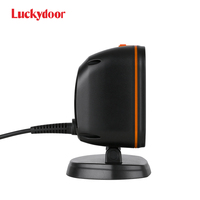 Luckydoor pemindai kode batang bebas genggam untuk POS. Pemindai 1D/2D Omnidirectional