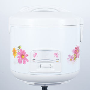 Mini cuiseur à riz électrique 2L avec minuterie mécanique, design rétro, revêtement antiadhésif en céramique et acier inoxydable, idéal pour dortoir - Product Image 1