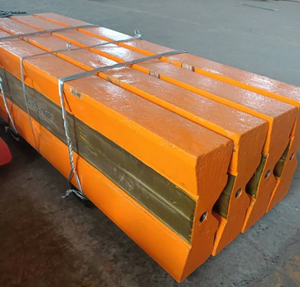 Barre de frappe en <span class=keywords><strong>fonte</strong></span> à haute teneur en chrome Cr15Mo de haute précision, pièce d'usure pour concasseur à percussion, adaptée à l'exploitation minière, aux carrières et à la construction - Product Image 2