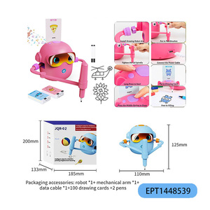 2025 nóng bán giáo dục nhựa vẽ <span class=keywords><strong>Robot</strong></span> tương tác bằng giọng nói xu hướng trẻ em juguetes Para Los ninos sơn <span class=keywords><strong>Robot</strong></span> đồ chơi - Product Image 6