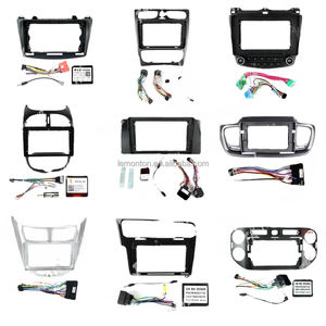 Lemorton <span class=keywords><strong>Peugeot</strong></span> <span class=keywords><strong>406</strong></span> 9 pouces Core autoradio Fascias panneau cadre cadre en plastique ABC harnais <span class=keywords><strong>de</strong></span> voiture CD DVD Android 9 pouces noir 6 mois - Product Image 6