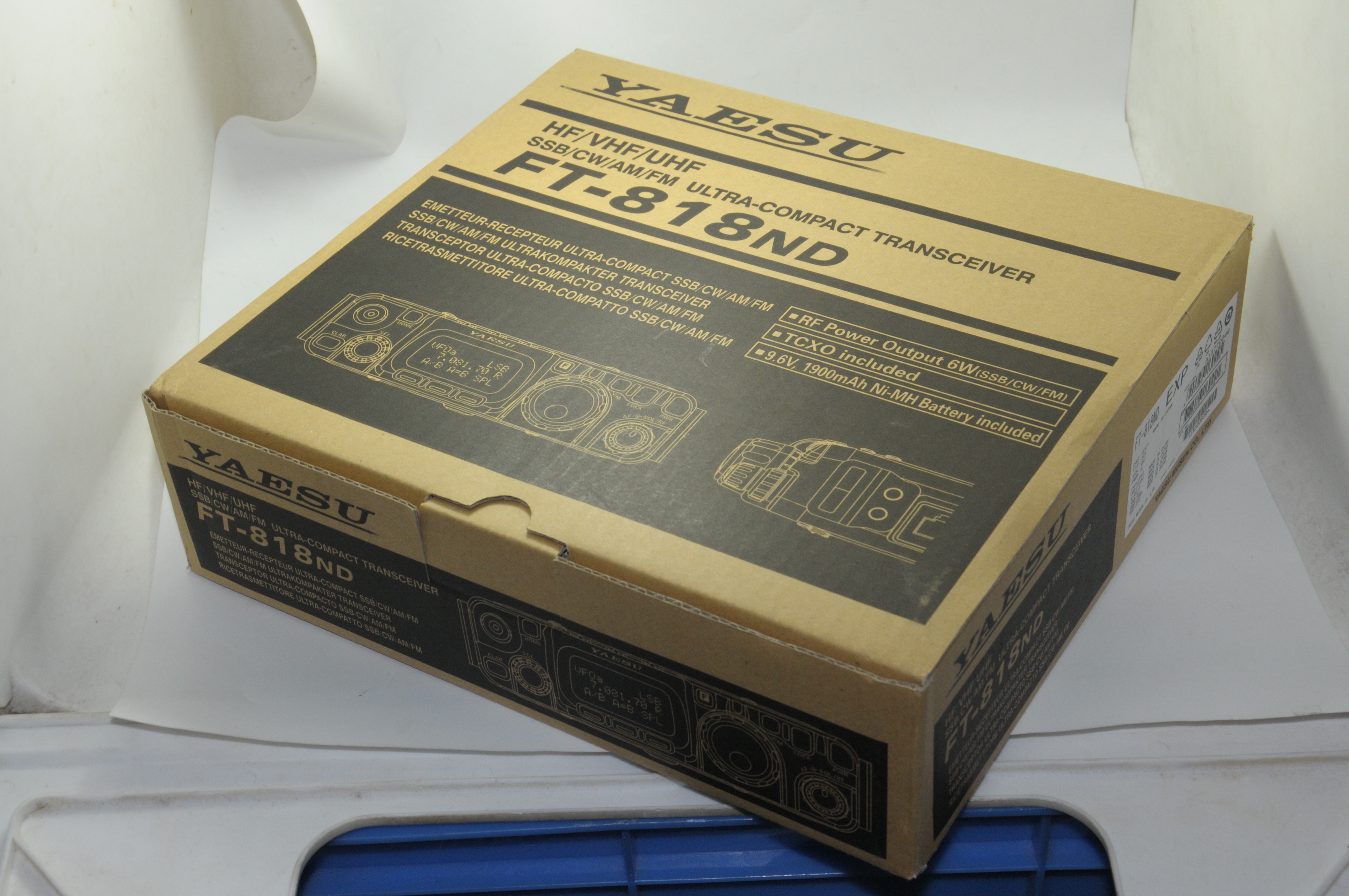 Yaesu FT-818 HF Transceiver - Portable 6W All Mode Radio