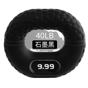 Nuovo Douyin il più venduto dispositivo di allenamento per la forza della mano con connessione Bluetooth in silicone dinamometro ad anello di presa nera