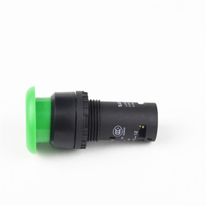 Interruptores de Botón Pulsador Momentáneo con Cabeza de Hongo Verde de 22 mm, 1NO+1NC, 250 V - Product Image 4