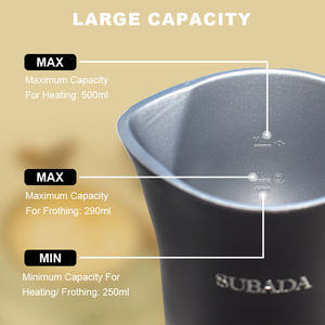 Espumador <span class=keywords><strong>de</strong></span> <span class=keywords><strong>leche</strong></span> portátil inalámbrico con logotipo personalizado, máquina <span class=keywords><strong>de</strong></span> <span class=keywords><strong>espuma</strong></span> <span class=keywords><strong>de</strong></span> <span class=keywords><strong>leche</strong></span> calentada comercial, <span class=keywords><strong>calentador</strong></span> <span class=keywords><strong>de</strong></span> <span class=keywords><strong>leche</strong></span> al por mayor - Product Image 3