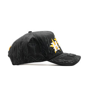 Casquettes de baseball sportives originales neuves pour hommes, Rude Awakenings, La Cène, noir, visière incurvée, doublure en satin, Rude Awakening rose - Product Image 6