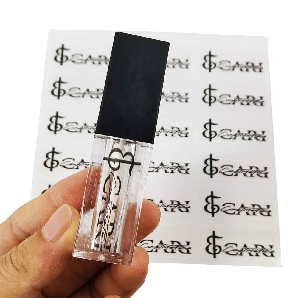 customize sticker label for lip gloss