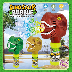 MILI Bubble Machine Magic Children's Dinosaur Head Bubble Shooter Gun Juguete Máquina <span class=keywords><strong>de</strong></span> plástico <span class=keywords><strong>de</strong></span> burbujas <span class=keywords><strong>de</strong></span> jabón para niños - Product Image 5