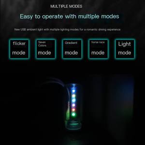 Mini lampe LED USB 5V pour intérieur de voiture, éclairage LED tactile pour voiture, ampoule décorative en verre style Edison, état neuf - Product Image 2